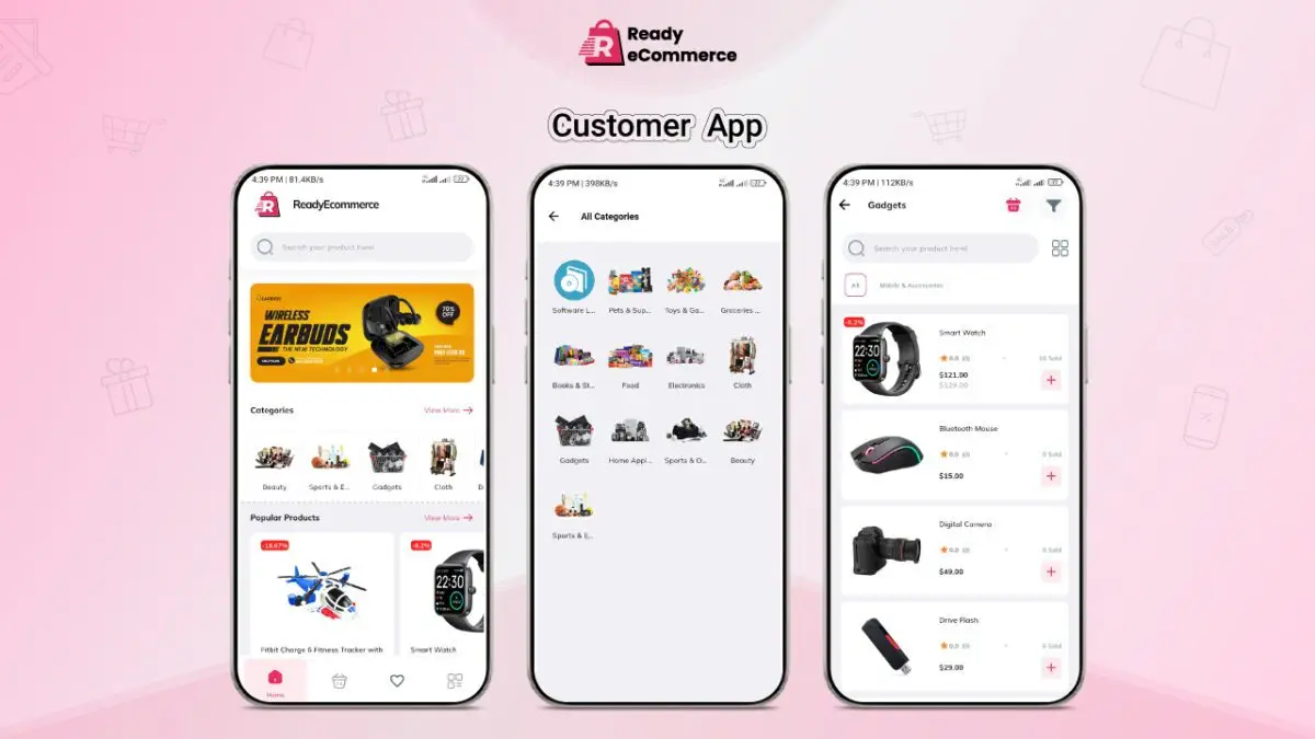Ready eCommerce - Complete Multi Vendor eCommerce Mobile App, Customer Website with Store POS - Image 5