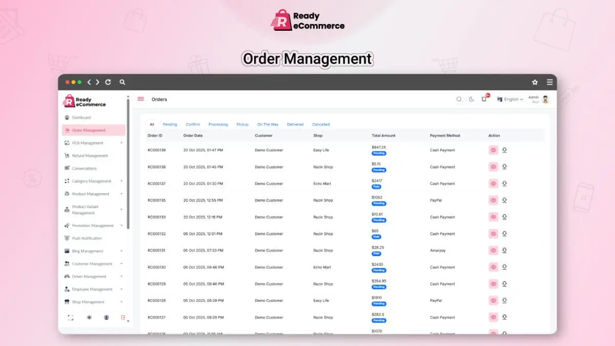 Ready eCommerce - Complete Multi Vendor eCommerce Mobile App, Customer Website with Store POS - Image 8