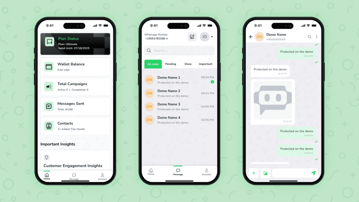 OvoWpp - Complete Cross Platform WhatsApp CRM and Marketing Tool | Web and Mobile App | SaaS - This Codecanyon Scripts With Full Original Regular License - Image 5