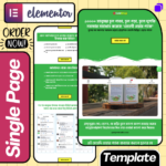 Hair Product Pack Selling Sales Converting Ecommerce Wordpress Readymade Single Landing Page Template Website - Image 2