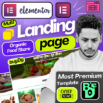 Premium Multi Single Landing Page Template - Organic Store – Multi Landing Page Template Product Website