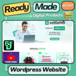 Ready Made Best Digital Product, Subscriptions, Theme, Plugin, Softwares Selling WordPress Full Website