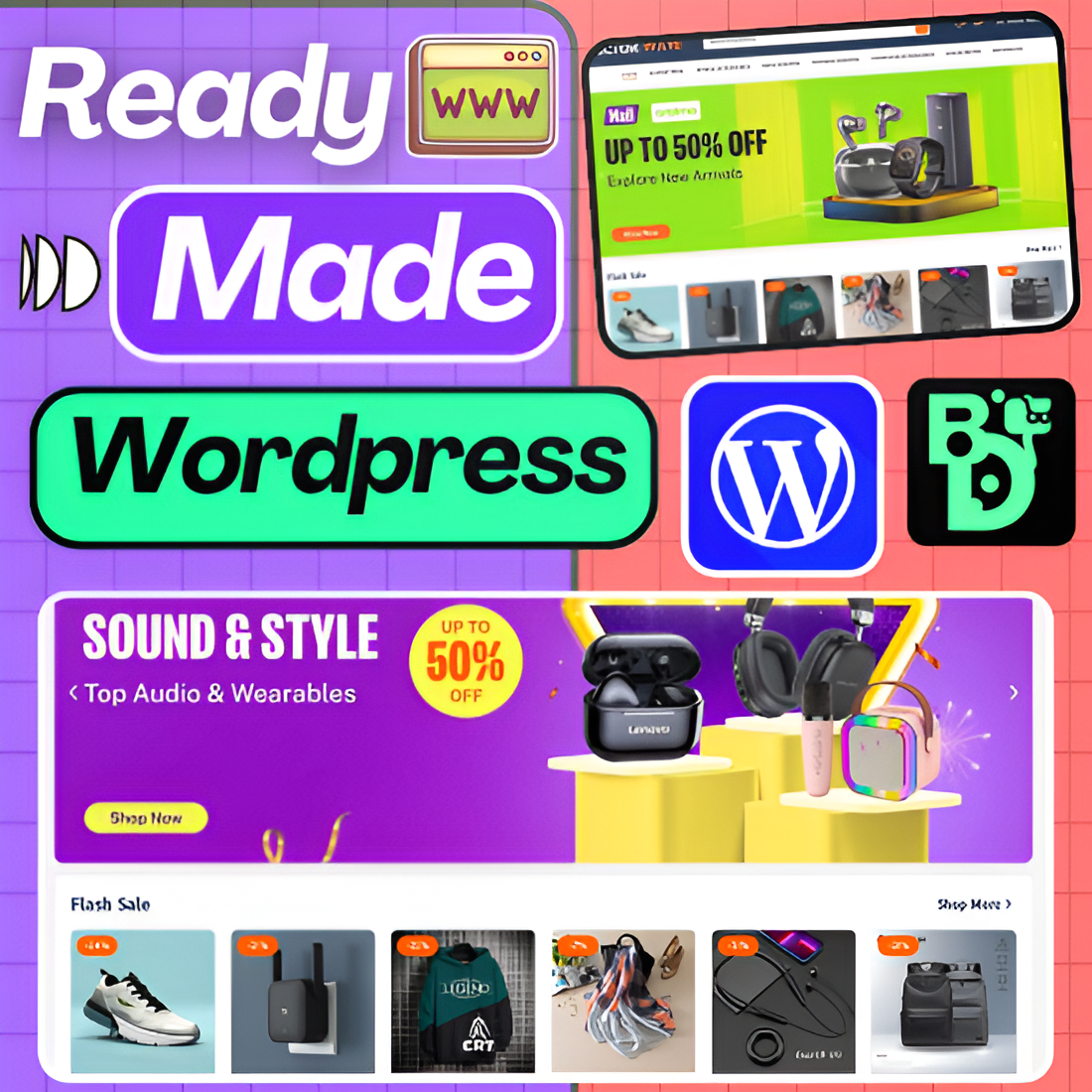Ready Made Wordpress Ecommerce Website Full BackUp File - We Give Free Setup In Your Hosting Panel In Just Minutes