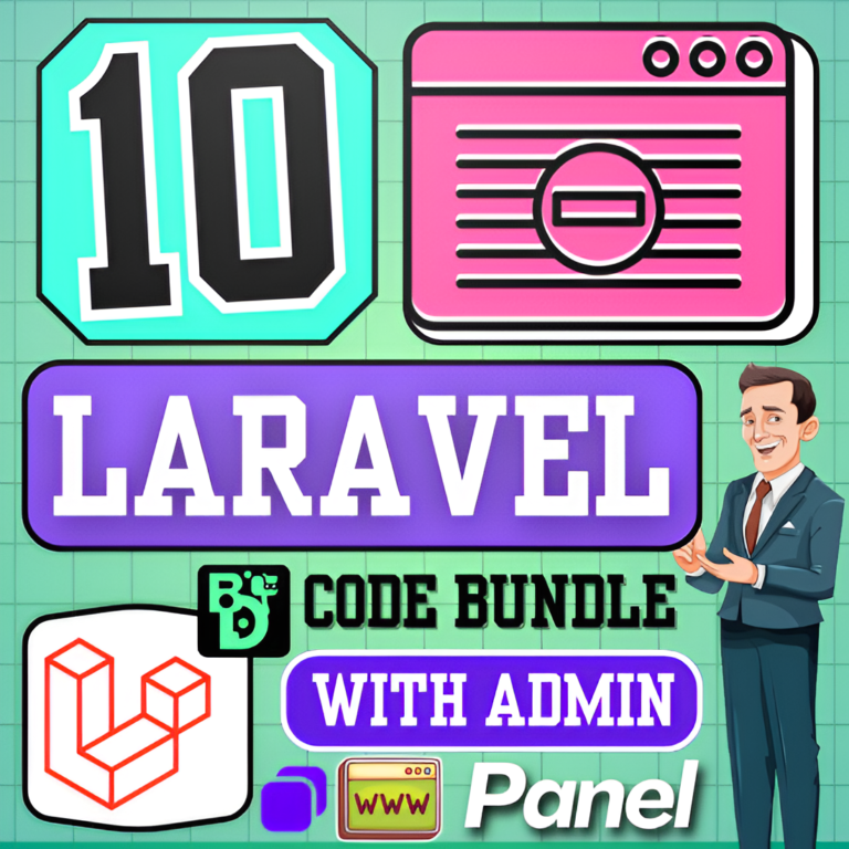 10 Laravel Ecommerce Full Ready Made Website Source Code Script With Admin Panel Combo Bundle Offer