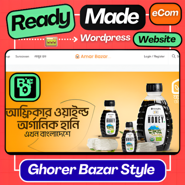 Ghorer Bazar Same Style ReadyMade Website Check Full Website Demo We Migrate Clone & SetUp In Just 1 Hour-