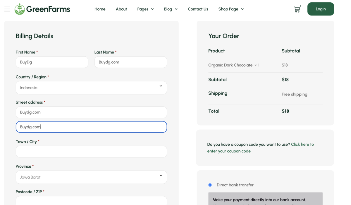 GreenFarms - Organic Foods Selling Wordpress E-Commerce Readymade Website / With Full Setup Free In Your Panel ! - Image 13