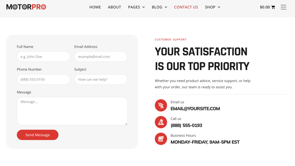 MotorPro - Wordpress Readymade Motorcycle Shop and Retail Website With Free SetUp In Your Panel Just Minutes - Image 9